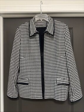 Kate Hill Houndstooth wool jacket 12